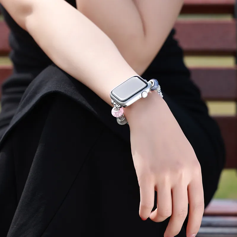 SHIRUI Watch SE/7/6/5/4th Generation Pandora Bracelet Watch Bands Women's Summer Bracelet Unisex-3