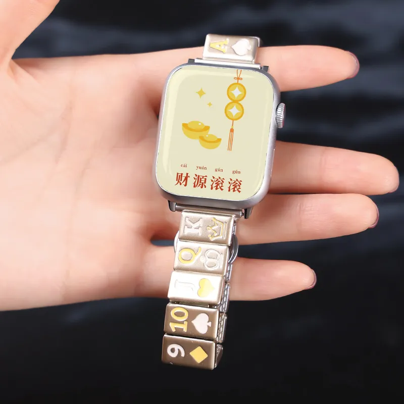 SHIRUI Compatibility Starlight Collection Apple Watch Strap Watch Band Apple Compatibility 38/42/mm Metal-4