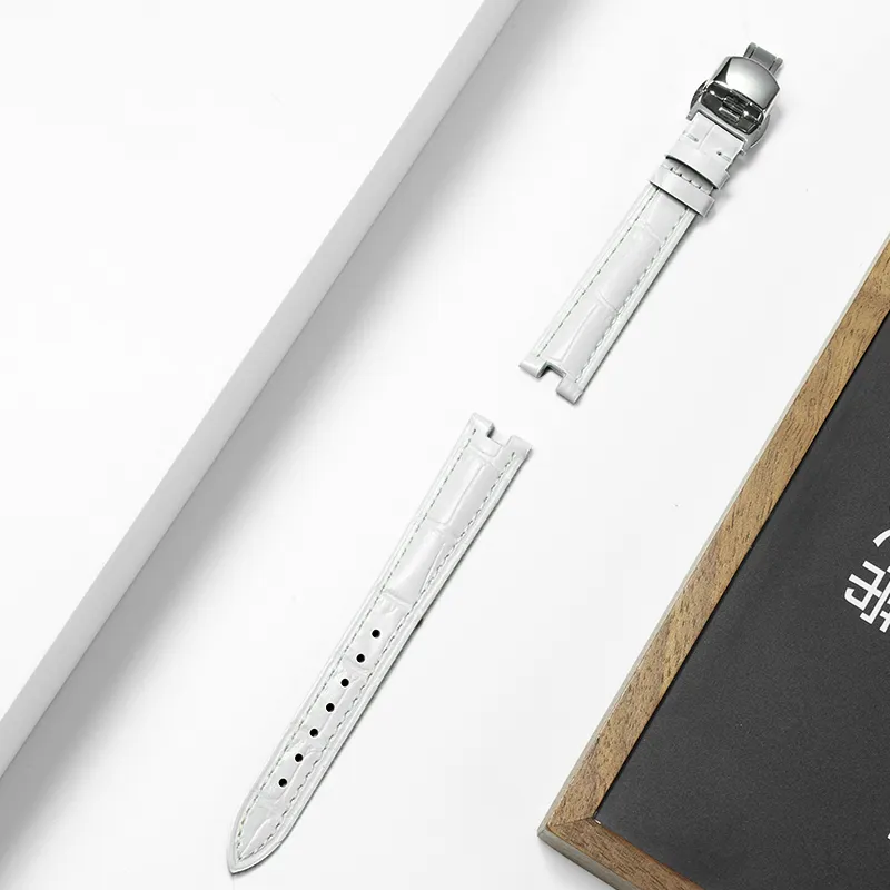 SHIRUI Tissot Compatibility Watch Band 190mm Cowhide Leather Material-43