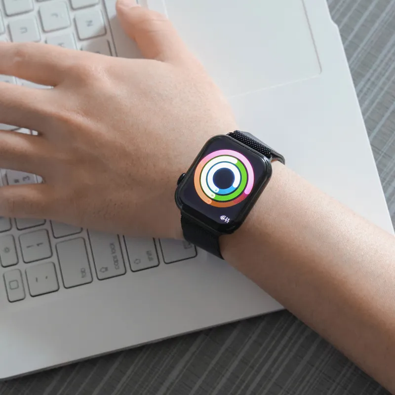 SHIRUI All Accessories Included Apple Compatibility Watch Band 38/40/mm Stainless Steel Material-9
