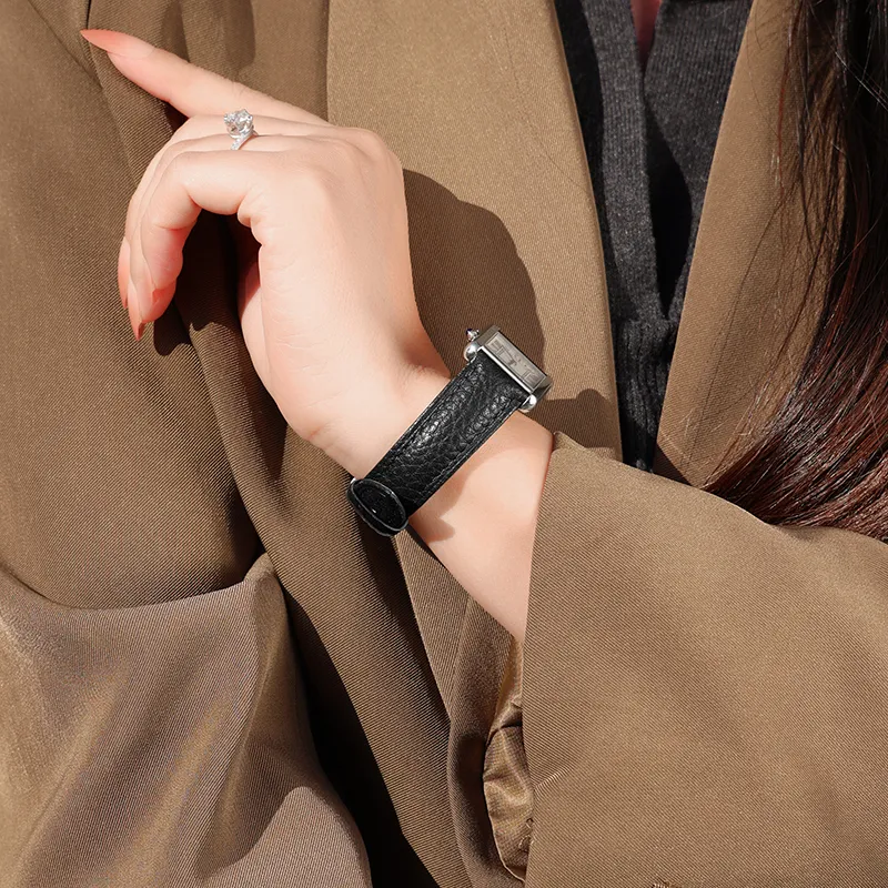 SHIRUI Watch Band Tissot, IWC, Longines, Jaeger LeCoultre, Omega, MIDO Compatibility 125mm Cowhide Leather Material-1