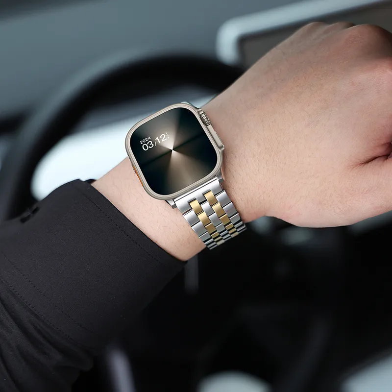 SHIRUI Apple Compatibility Watch Band 125/75 Stainless Steel Material-10