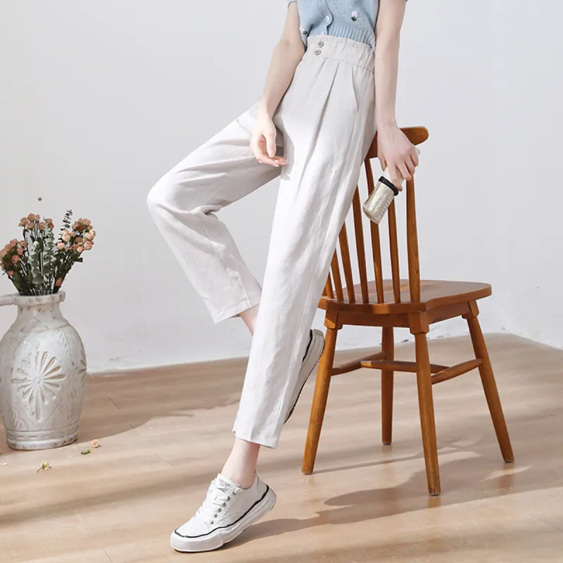 MITUAN Casual Pants Women's Ecru-3