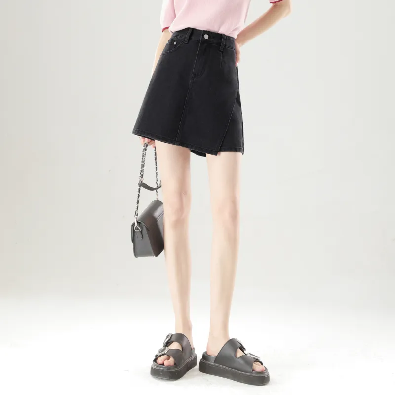 MITUAN Casual Shorts Women's Black-3