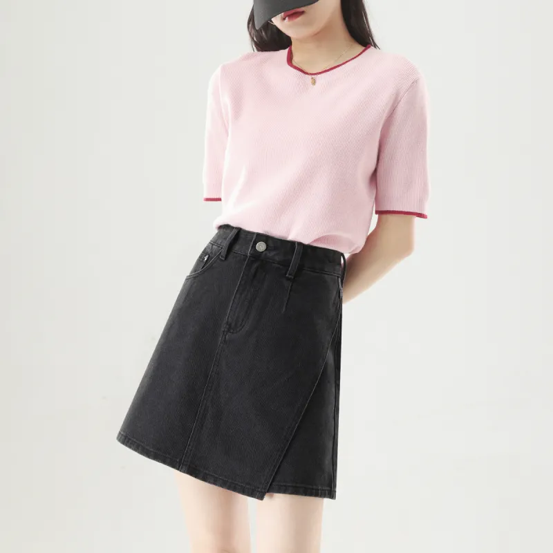 MITUAN Casual Shorts Women's Black-5