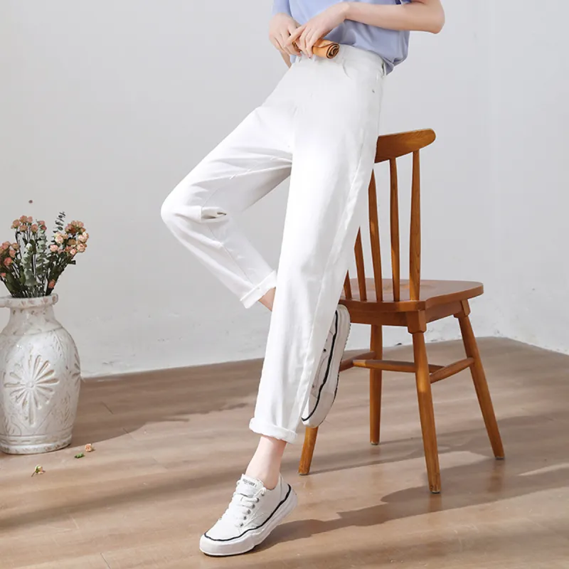 MITUAN Jeans Women's White-4