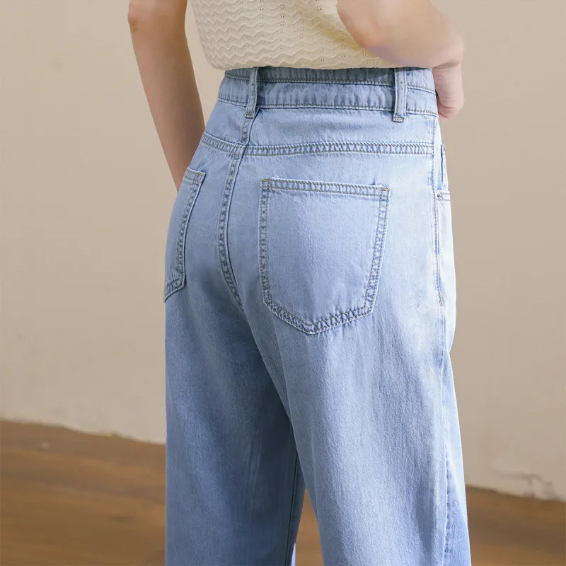MITUAN Jeans Women's Light Blue-5