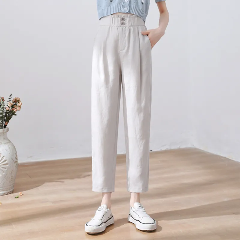 MITUAN Casual Pants Women's Ecru-2