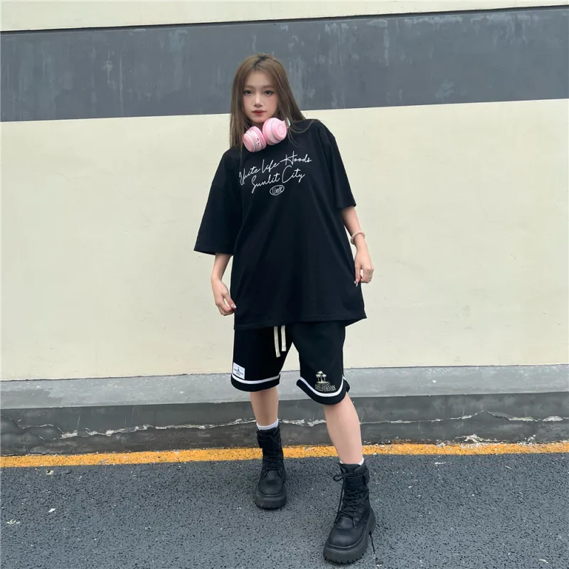 Unite Life HOODS Casual Sportswear Unisex Black-2
