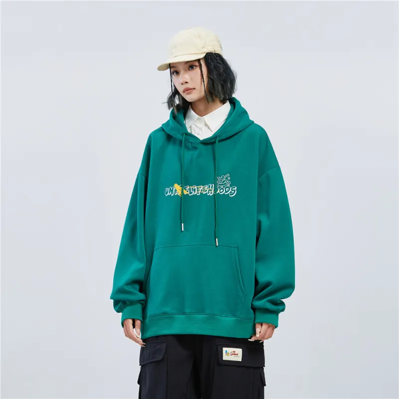 Unite Life HOODS Sweatshirt Unisex Black-47
