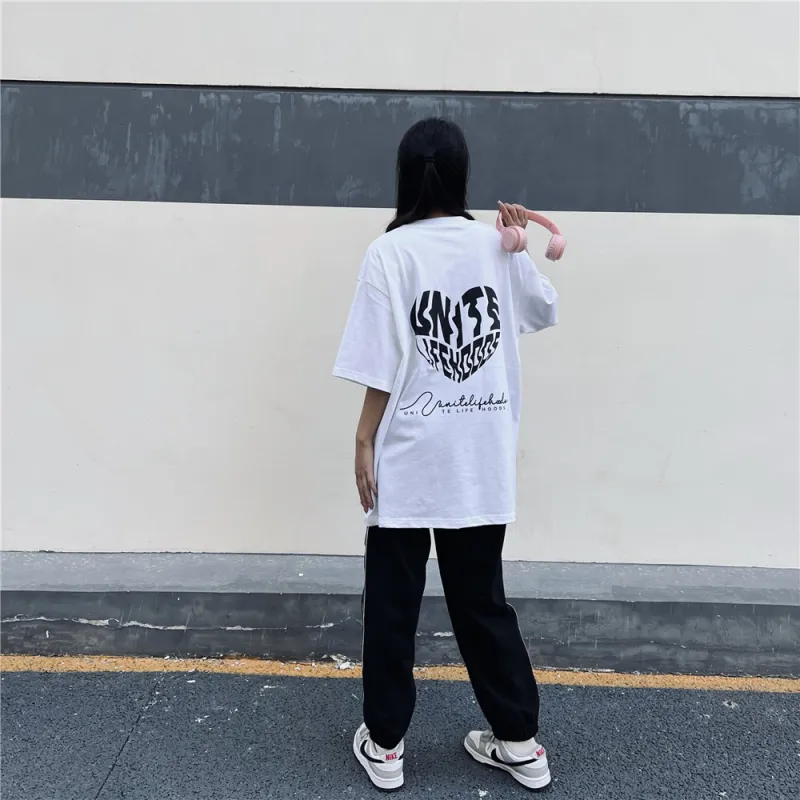 Unite Life HOODS Casual Sportswear Unisex White-5