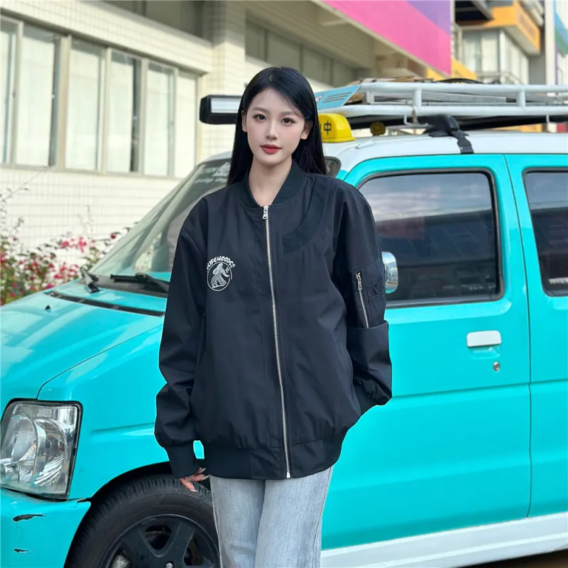 Unite Life HOODS Jackets Coats Unisex Black-2
