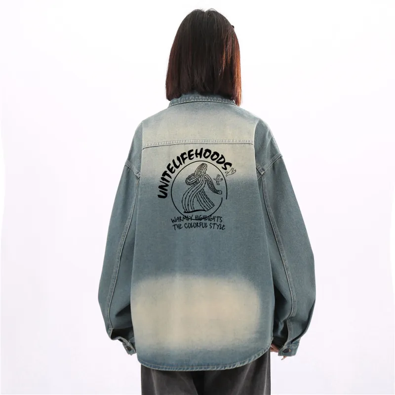 Unite Life HOODS Denim Jacket Unisex-4