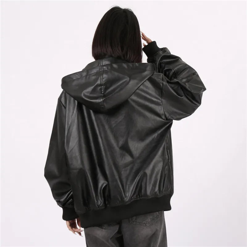 Unite Life HOODS Jackets Coats Unisex Black-2