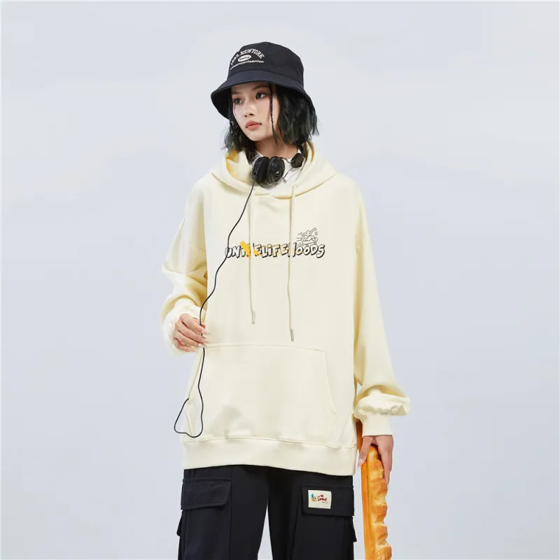 Unite Life HOODS Sweatshirt Unisex Black-36