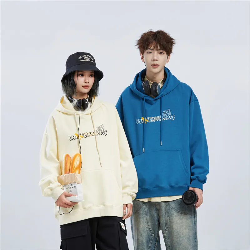 Unite Life HOODS Sweatshirt Unisex Black-29