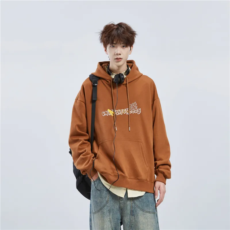 Unite Life HOODS Sweatshirt Unisex Black-77
