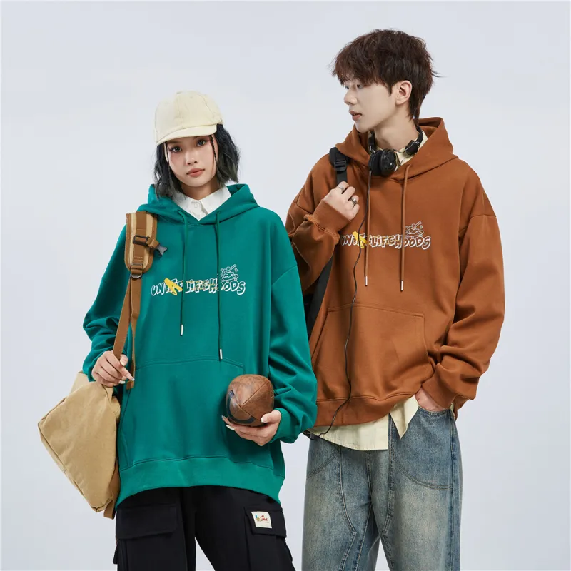Unite Life HOODS Sweatshirt Unisex Black-42