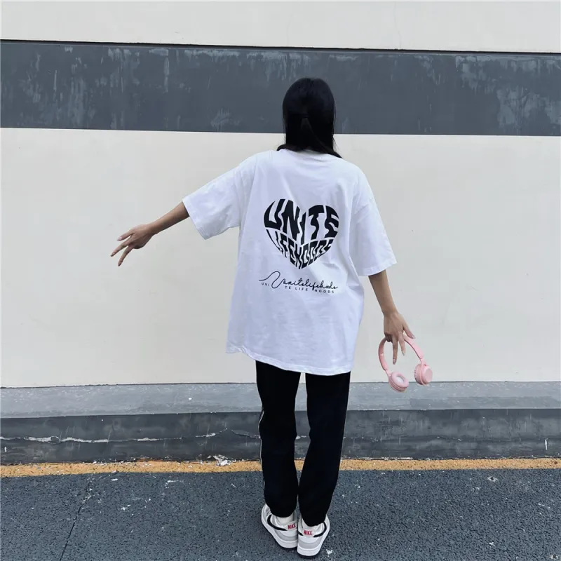 Unite Life HOODS Casual Sportswear Unisex White-4
