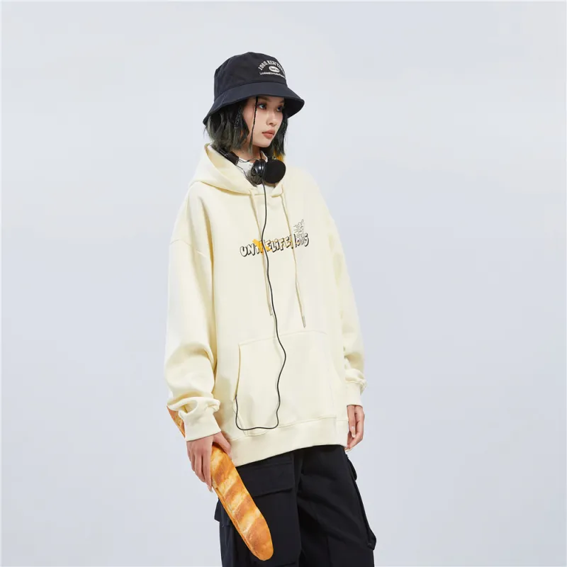 Unite Life HOODS Sweatshirt Unisex Black-35