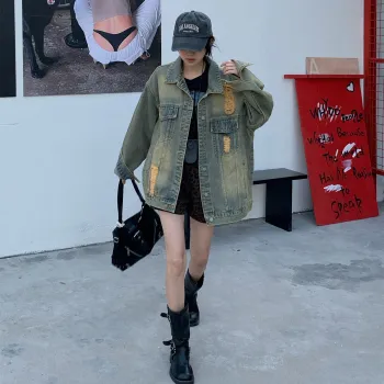 ONNFB Denim Jacket Women's Image Color
