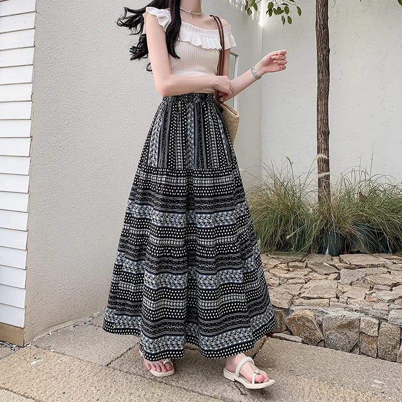 ONNFB Casual Long Skirt Women's-7