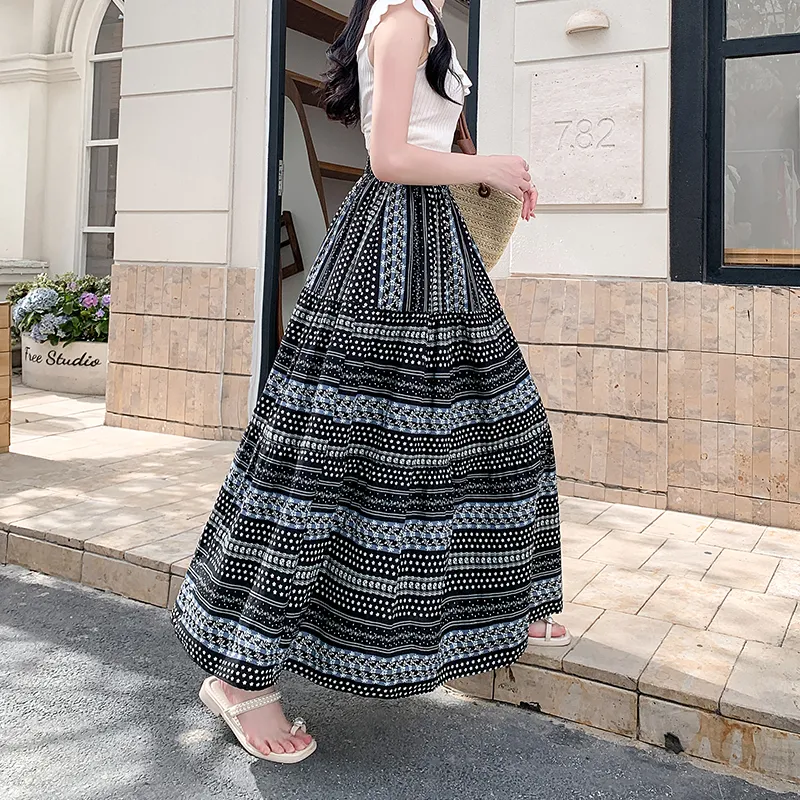 ONNFB Casual Long Skirt Women's-6