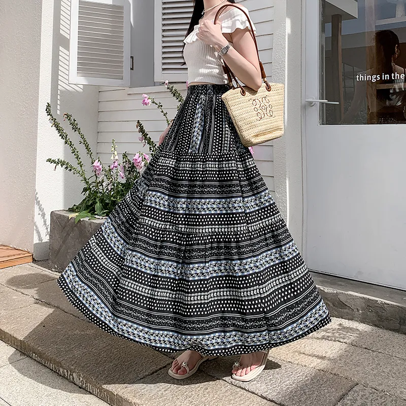ONNFB Casual Long Skirt Women's-9