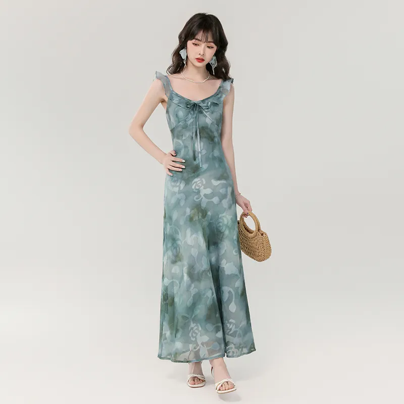 ONNFB Sleeveless Dress Women's Blue-1