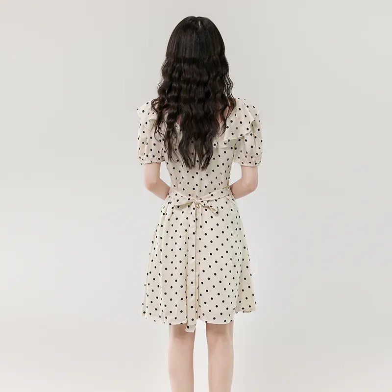 ONNFB Short Sleeved Dress Women's Apricot-1