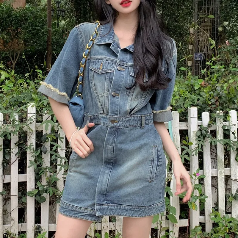 ONNFB Short Sleeved Dress Women's Blue-3