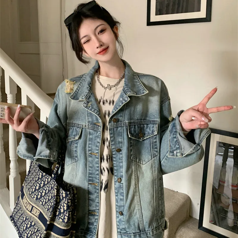 ONNFB Denim Jacket Women's Light Blue-4