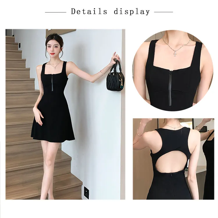 ONNFB Slip Dresses Women's Black-2