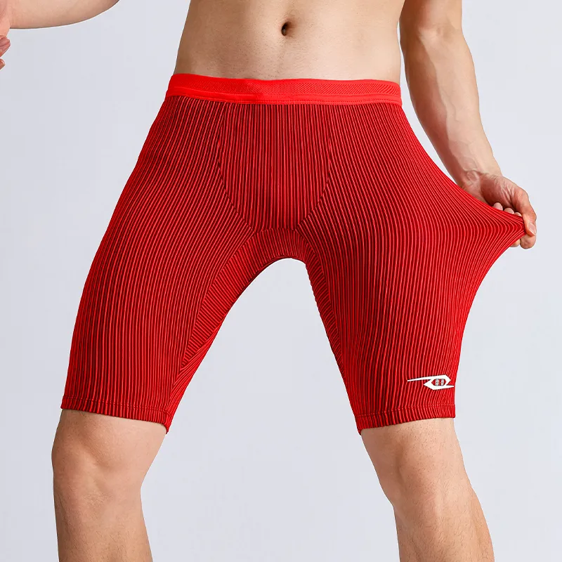 TANSHEZHE Sports Shorts Men's Red-4