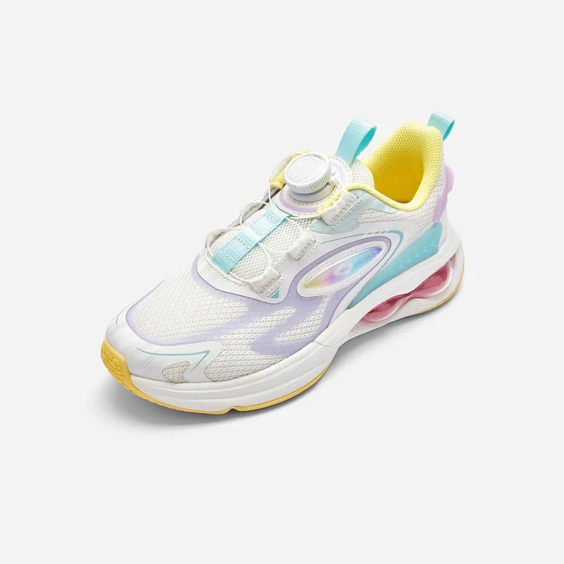 BALABALA Breathable Kids' Running Shoes White Floral Tone Kids'-1