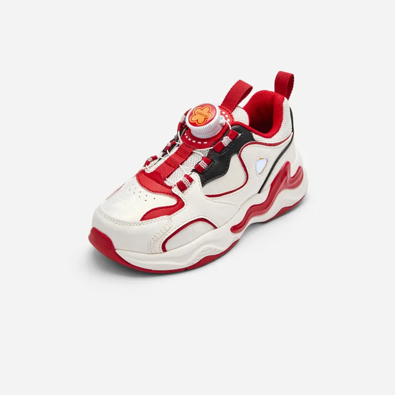 BALABALA Kids Lifestyle Shoes White Red Tone Kids'-1