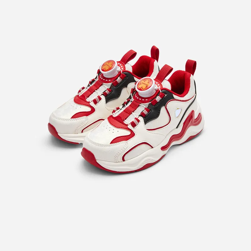 BALABALA Kids Lifestyle Shoes White Red Tone Kids'-5
