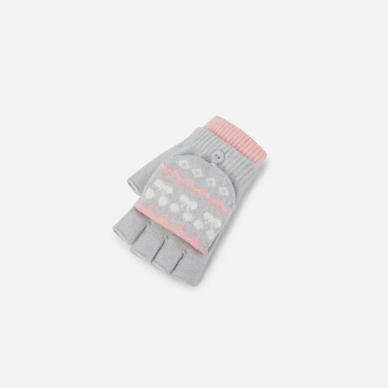 BALABALA Blend Knit Gloves Unisex-1