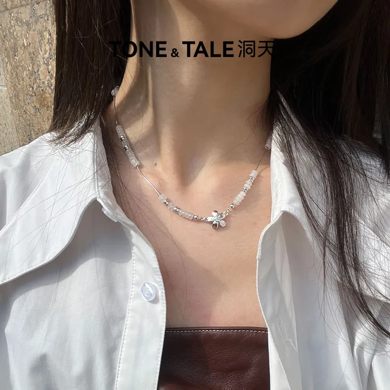 TONE & TALE Rhodium Plated Necklaces Women's-5
