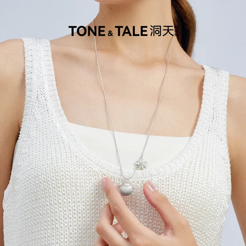 TONE & TALE Rhodium Plated Necklaces Women's-8