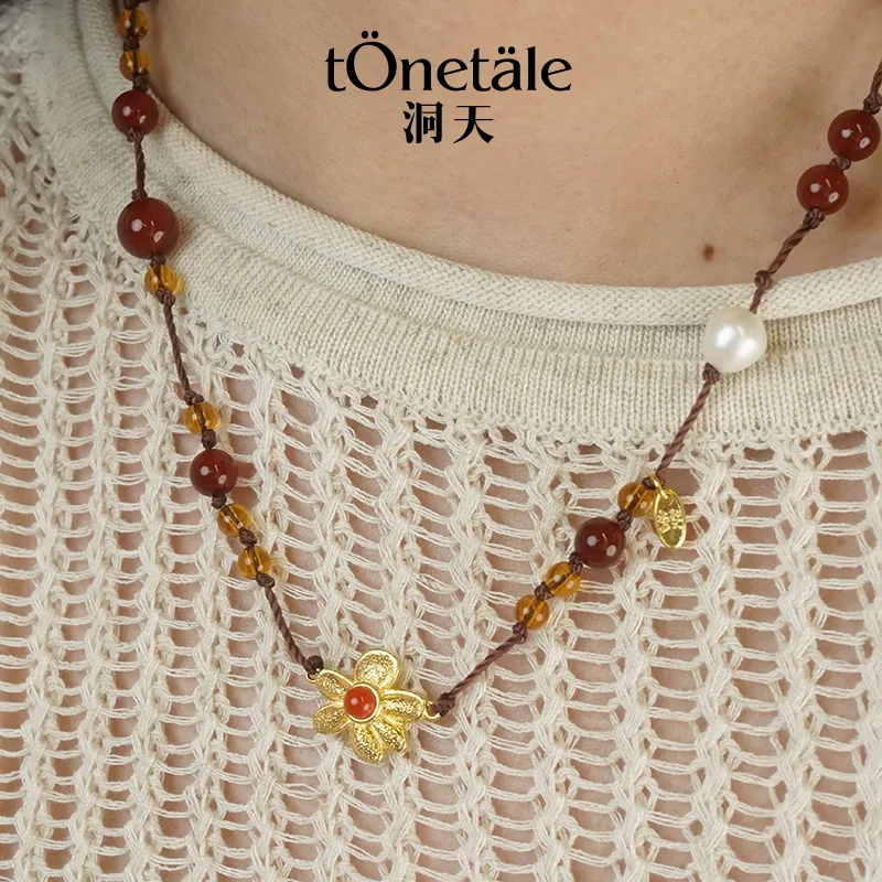 TONE & TALE Rhodium plated Copper Necklaces Women's-2