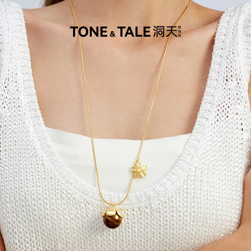 TONE & TALE Rhodium Plated Necklaces Women's-3