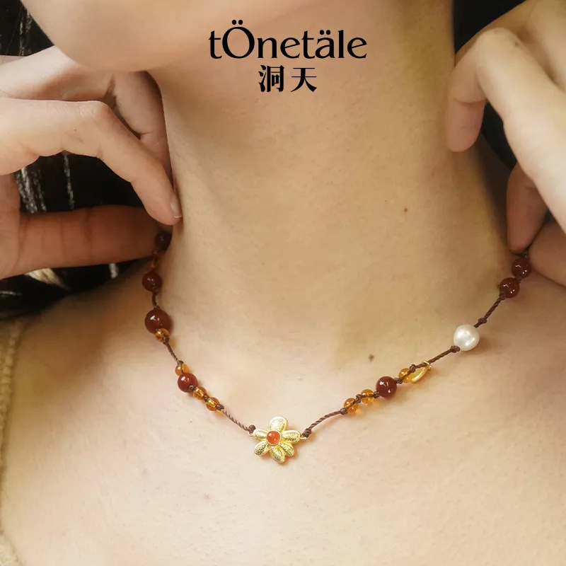 TONE & TALE Rhodium plated Copper Necklaces Women's-4