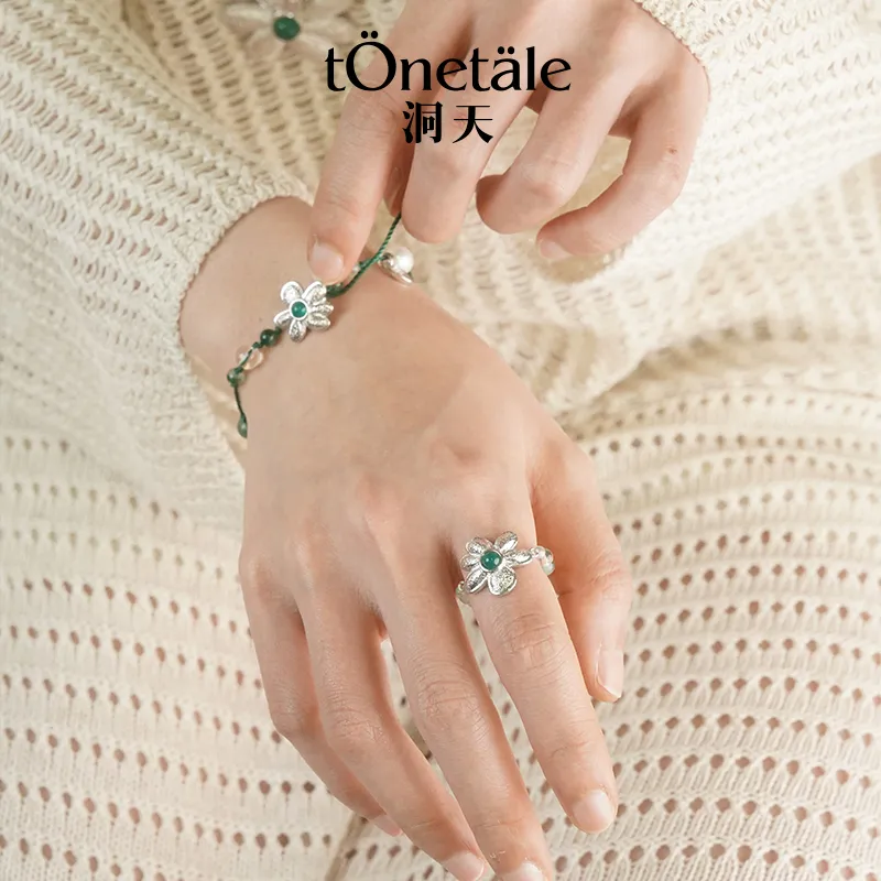 TONE & TALE Rhodium plated Copper Rings Women's-4