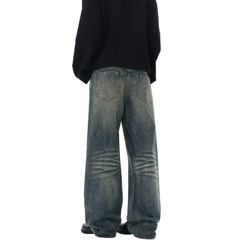 KM Jeans Unisex Vintage Blue-1