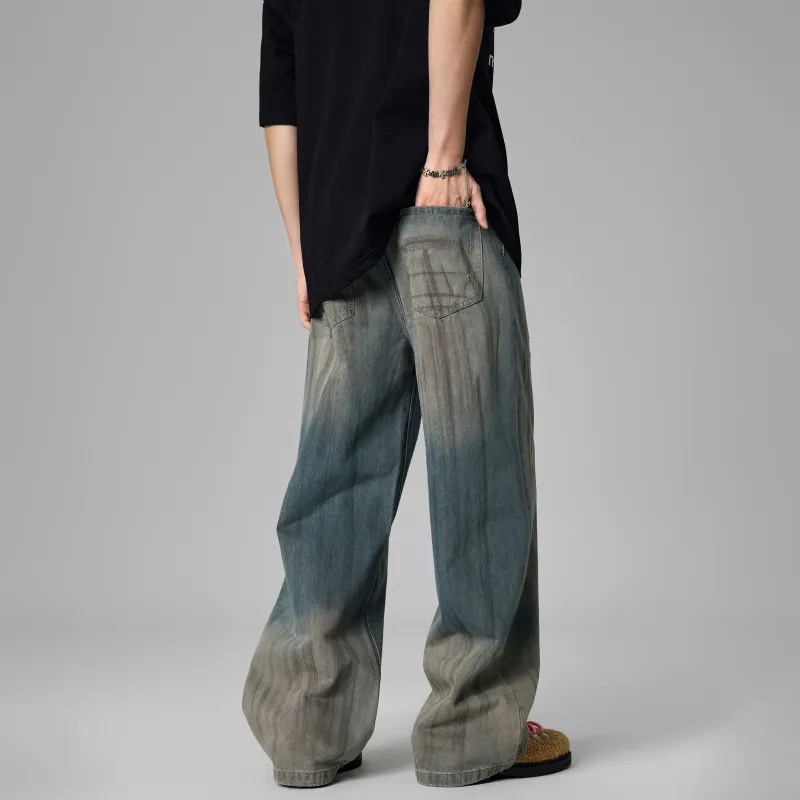 KM Jeans Unisex Blue Gray-5