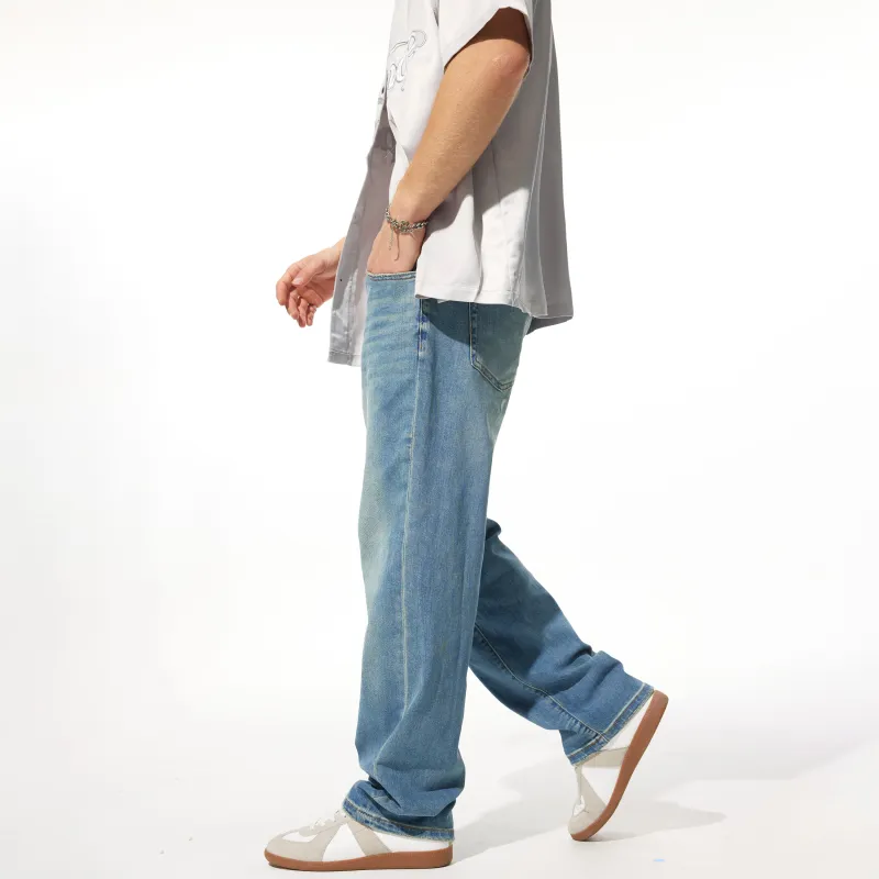KM Jeans Unisex Sky Blue-4