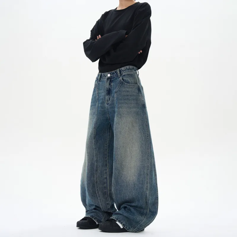KM Jeans Unisex Vintage Blue-4
