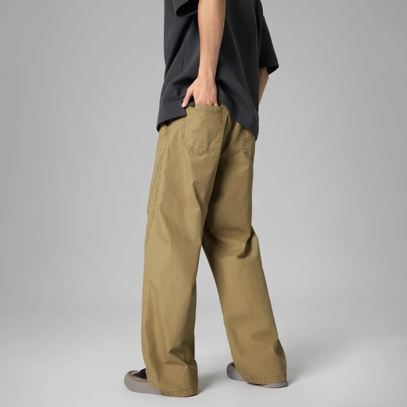 KM Casual Pants Unisex Khaki-5