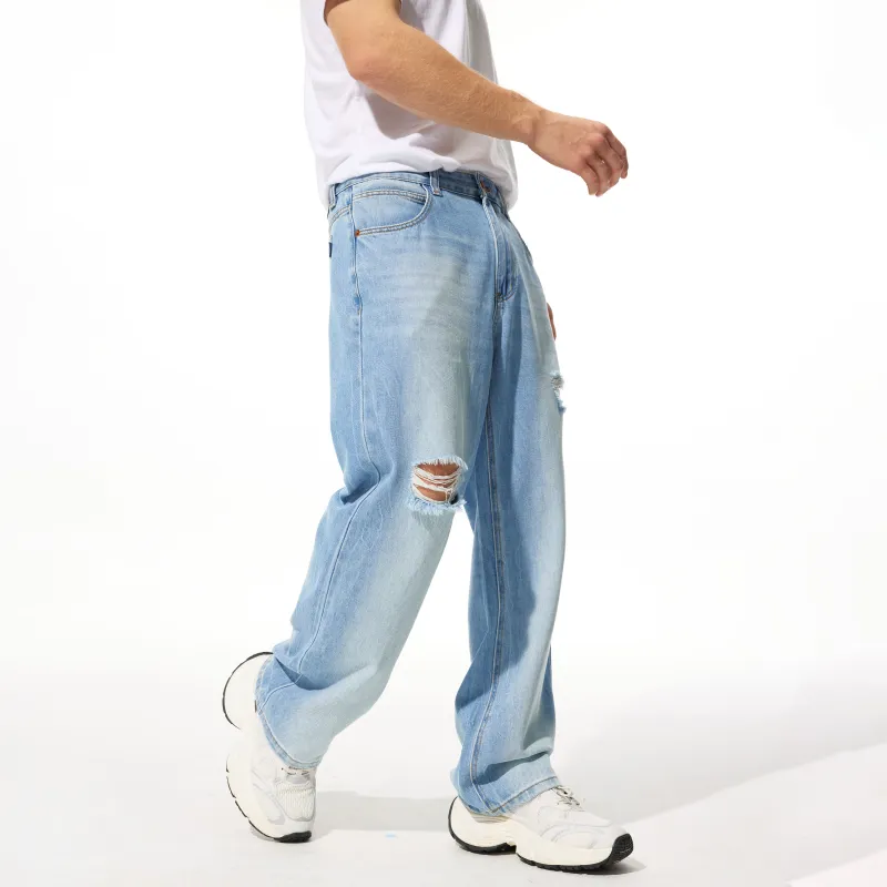 KM Jeans Unisex Colorful Blue-3
